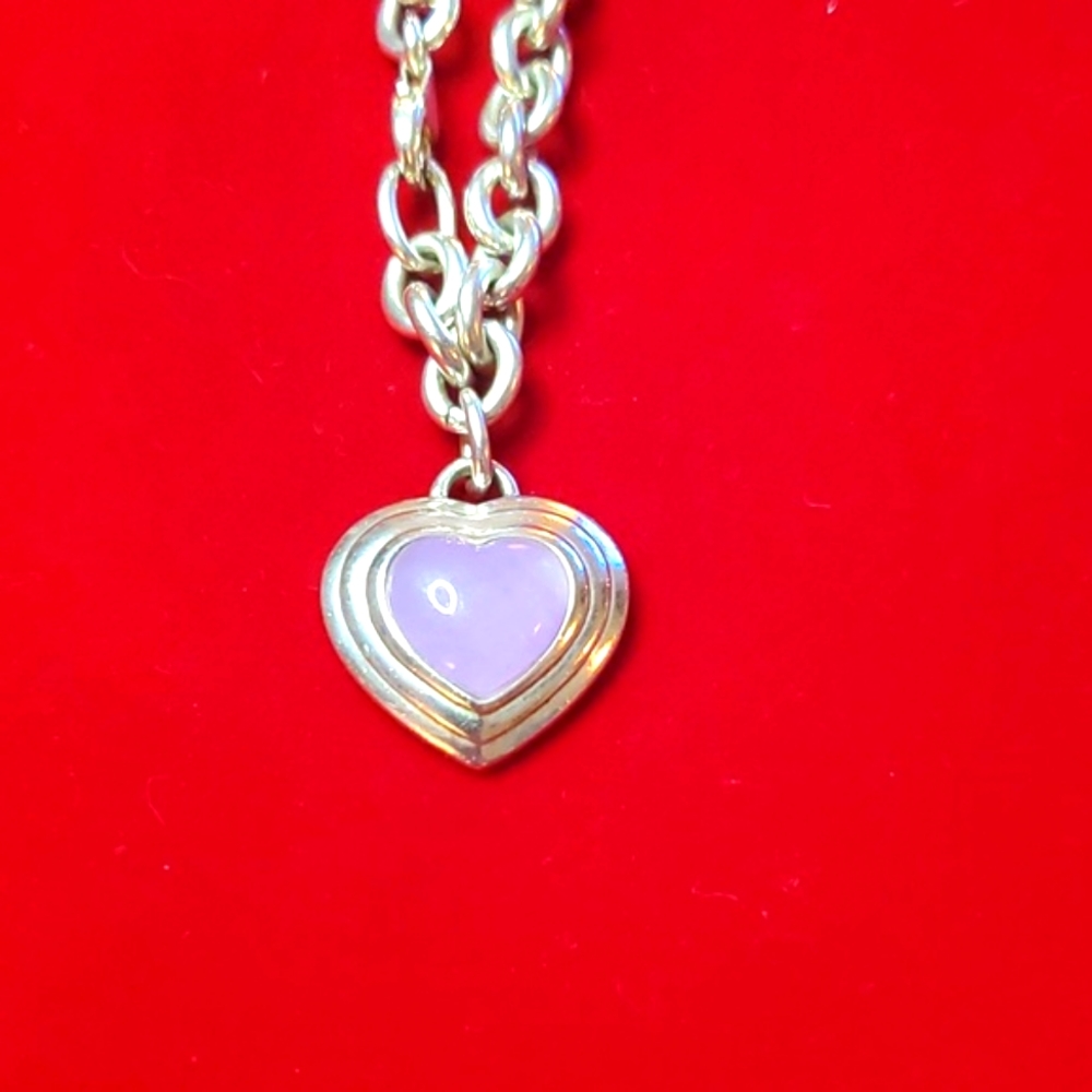 Lavender Purple Jade Charm Bracelet - Picture 3 of 8